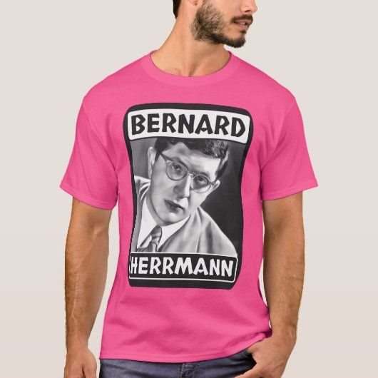 Bernard Herrmann Filmcomponist Buitengewoon T-shirt (Voorkant)