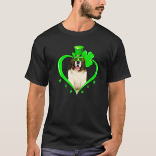 Bernard Hondenliefhebber St Patrick S Day Shamrock T-shirt