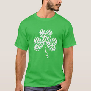 Bernard Hondenliefhebber St Patrick's Day Puppy Co T-shirt