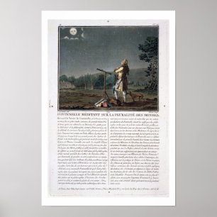 Bernard le Bovier de Fontenelle (1657-1757) contem Poster