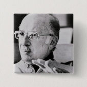 Bernard Malamud Vierkante Button 5,1 Cm (Voorkant)