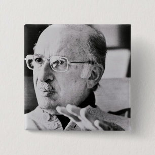 Bernard Malamud Vierkante Button 5,1 Cm