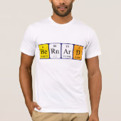 Bernard periodiek table name shirt (Voorkant)