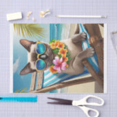 Bernard Surf & Sand, Beachy Siamese Kat Tissuepapier (Craft)