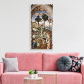 Bernardino di Betto - Eleonora van Portugal Canvas Afdruk (Insitu (Woonkamer))