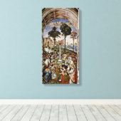 Bernardino di Betto - Eleonora van Portugal Canvas Afdruk (Insitu (Houten vloer))