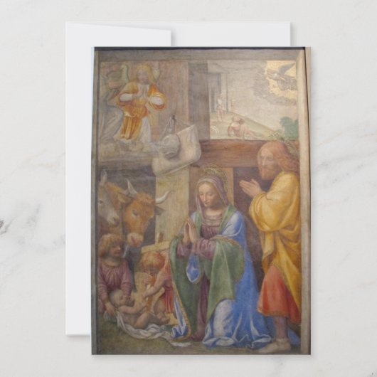 Bernardino Luini - Nativiteit en Aankondiging aan (Voorkant)