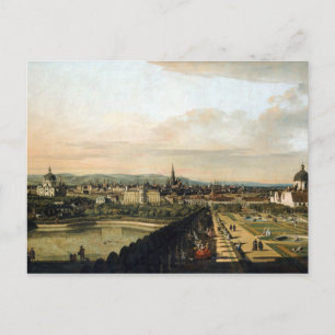 Bernardo Bellotto, Canaletto Wenen Briefkaart