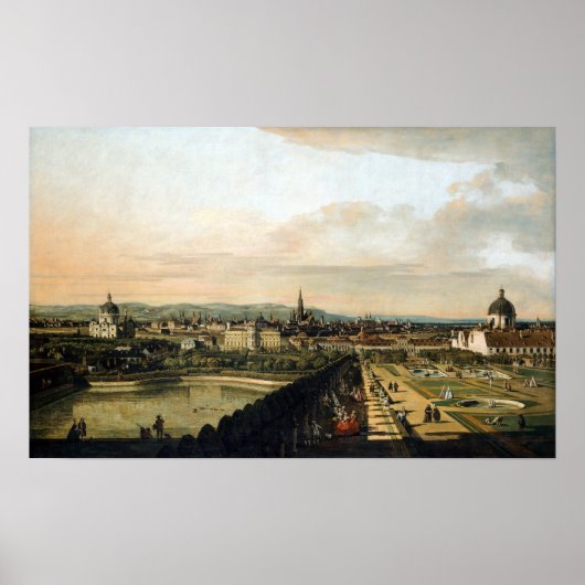 Bernardo Bellotto, Canaletto Wenen Poster (Voorkant)