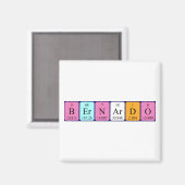 Bernardo periodieke table name magnet (Voorkant / Achterkant)
