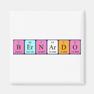 Bernardo periodieke table name magnet