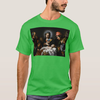 Bernardo Strozzi Adoratie van de herders T-shirt