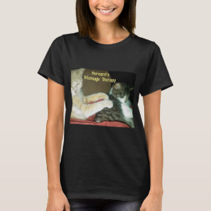 Bernard's Massage Therapie grappige nep bedrijf T-shirt