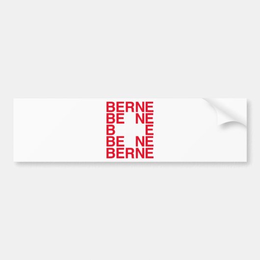 Berne Bumpersticker (Voorkant)