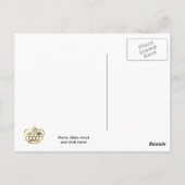 Berne, hoofdstraat- en kloktoren, briefkaart (Achterkant)