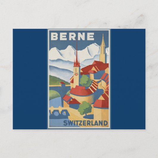 Berne Zwitserland Briefkaart (Voorkant)