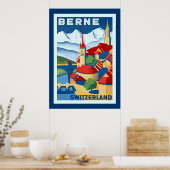 Berne ~ Zwitserland ~ Zwitsers reizen Poster (Keuken)