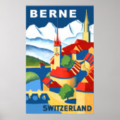 Berne, Zwitserse reisposter Poster (Voorkant)