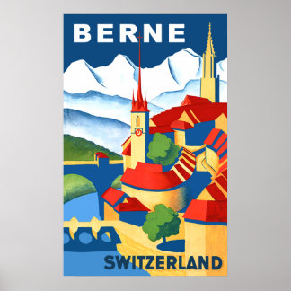 Berne, Zwitserse reisposter Poster