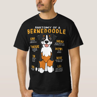 Bernedole Anatomy Funny Dog mam Papa Cute Gift T-shirt