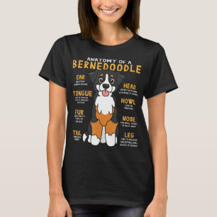 Bernedole Anatomy Funny Dog mam Papa Cute Gift T- T-shirt