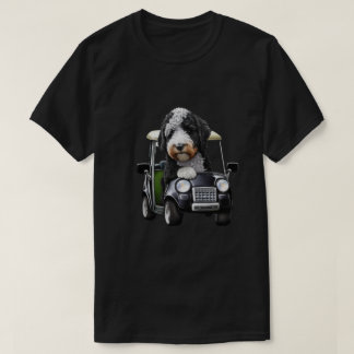 Bernedole Bernese Golfing gift Dog Dad T-shirt