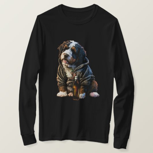 Bernedole Bernese Labradoodle Dog Dad Dog mama T-shirt (Design voorkant)