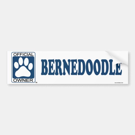 Bernedole Blue Bumpersticker (Voorkant)
