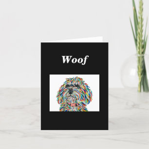 Bernedole Dog Blank Note Kaart