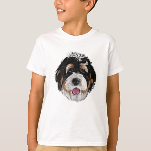 Bernedole Dog Face T-shirt (Voorkant)
