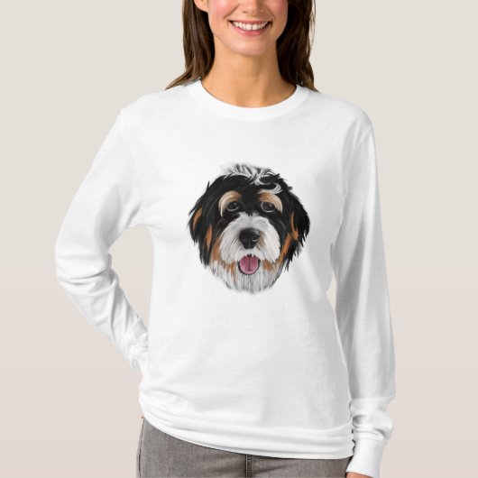 Bernedole Dog Face T-shirt (Voorkant)