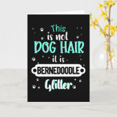 Bernedole Dog Funny Gift Idee Kaart (Gele Bloem)