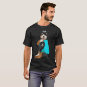 Bernedole I Love Dad Tattoo Apparel, Dog Dad Gif T-shirt (Voorkant volledig)