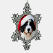 Bernedole Kerstmis Tin Sneeuwvlok Ornament (Links)