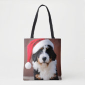 Bernedole Kerstmis Tote Bag (Voorkant)