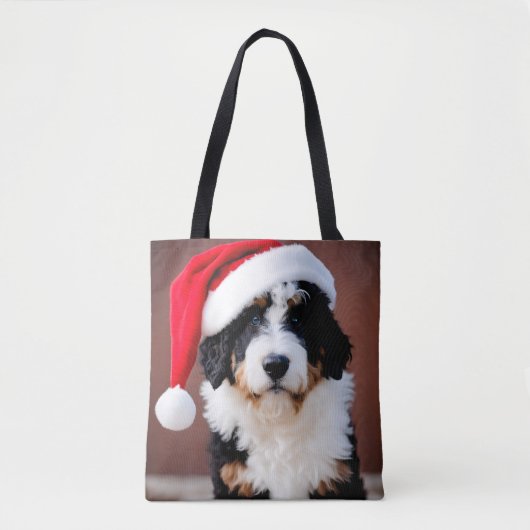 Bernedole Kerstmis Tote Bag (Voorkant)
