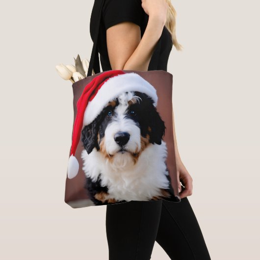 Bernedole Kerstmis Tote Bag (Dichtbij)