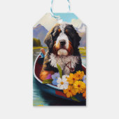 Bernedole op een peddel: een Schilderachtig avontu Cadeaulabel (Voorkant)