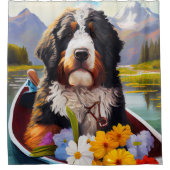 Bernedole op een peddel: een Schilderachtig avontu Douchegordijn (Voorkant)