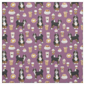 Bernedole paars stof (Swatch)