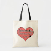 Bernedole Paw Prints Dog Humor Tote Bag (Voorkant)