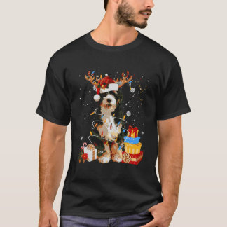 Bernedole Reindeer kerstlammeren Funny Dog Xm T-shirt