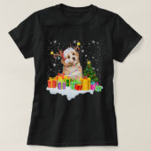 Bernedole Santa Kerstboom Lights Xmas Pajam T-shirt (Design voorkant)