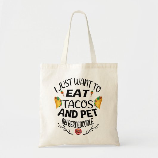 Bernedole Taco Lover Cinco De Mayo 2021 Tote Bag (Voorkant)