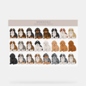 Bernedoodle Acryl Sign Acryl Bord (Voorkant)