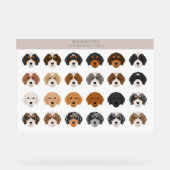 Bernedoodle Acryl Sign Bord (Voorkant)