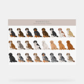 Bernedoodle Acryl Sign Bord (Voorkant)