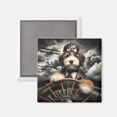 Bernedoodle Aviator Magneet (Voorkant / Achterkant)