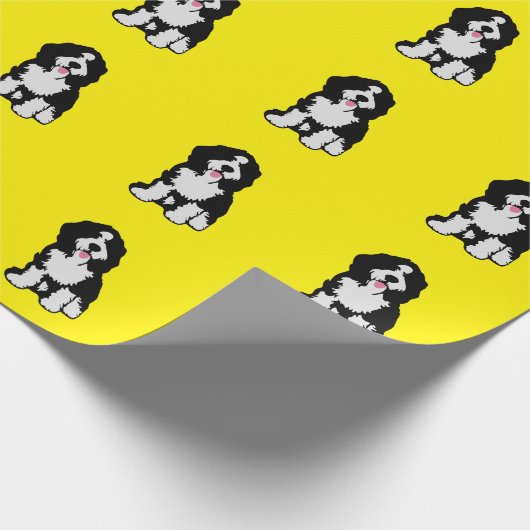 Bernedoodle Cadeaupapier (Hoek)