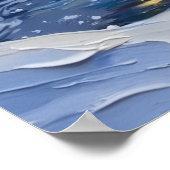 Bernedoodle Christmas Boat Holiday Poster (Hoek)